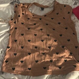 SHEIN Heart Large Tshirt